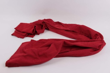 Závěs červený 140 x 170 cm 2 kusy