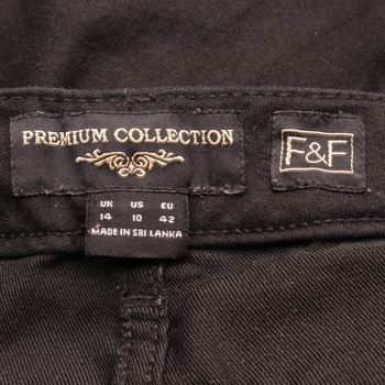 Dámské kalhoty F&F odstín černé