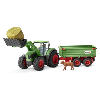 Dětská hračka traktor s vlečkou