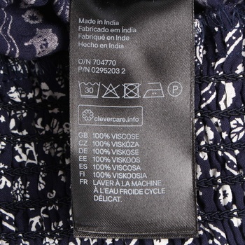 Dámská halenka H&M tmavě modrá se vzory