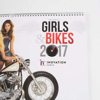 Nástěnný kalendář Girls & Bikes 2017