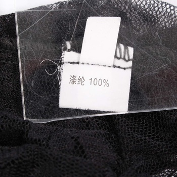 Dámská košilka na zavazování černobílá