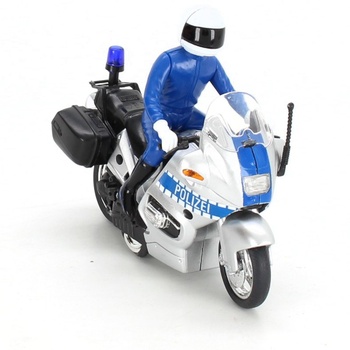 Motorka s řidičem Polizei