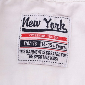 Dívčí košile New York bílá 