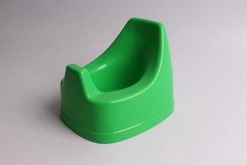 Dětský nočník zelený plastový s opěrkou