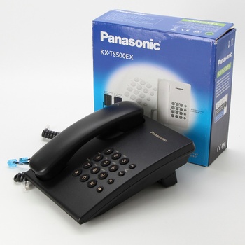 Pevný telefon Panasonic KX-TS500EXB černý