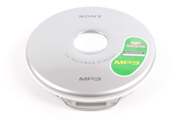 Discman Sony D-NE005 stříbrný