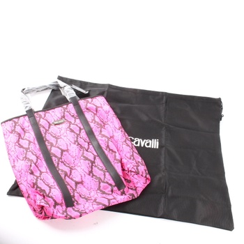 Dámská kabelka Just Cavalli růžovo černá 