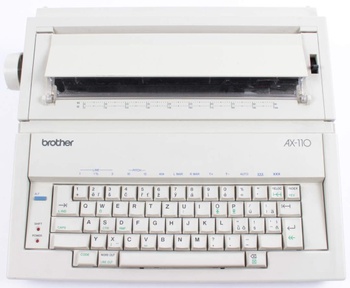 Elektrický psací stroj Brother AX-110