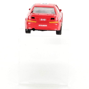 Model auta Mitsubishi Evo červené