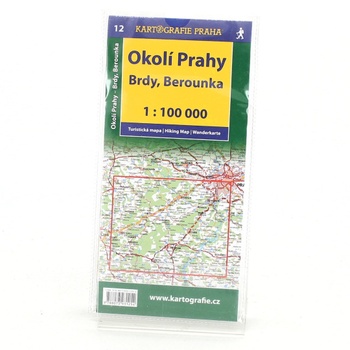 Turistická mapa Okolí Prahy - Brdy, Berounka