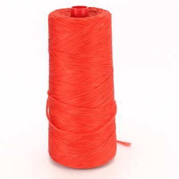 Textilní šňůra červené barvy 
