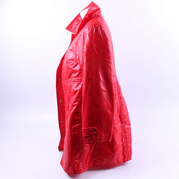 Dámský dvouřadý kabát červený