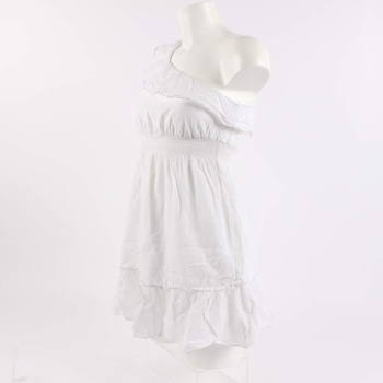 Dámské šaty s jedním ramínkem Terranova bílé