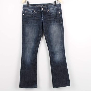 Dámské džíny modré širší nohavice