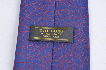 Kravata se vzorem Kai Long modrá