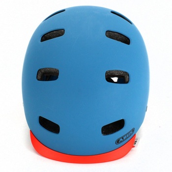 Cyklistická helma Abus modro-červená