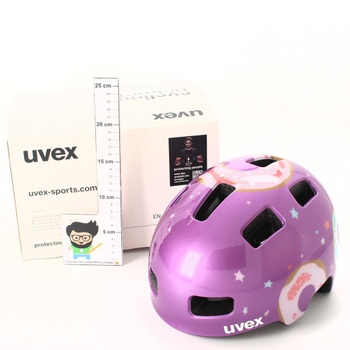 Dětská helma Uvex 4 Puprle donut