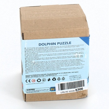 Dřevěné puzzle Elab Toys delfín