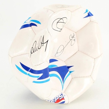 Fotbalový míč Pepsi Cola s podpisy