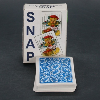 Hrací karty retro stil Snap