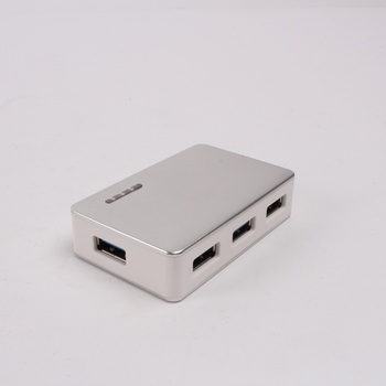 USB 3.0 HUB 4 x 7 x 2 cm 4x USB 3.0 stříbrný