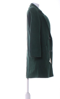 Dámský kabát Woolmark zelený 