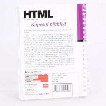 Kapesní přehled HTML -pravidla psaní kódu  