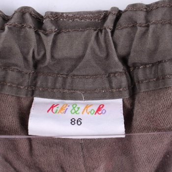 Dívčí kalhoty Kiki&Koko odstín hnědé