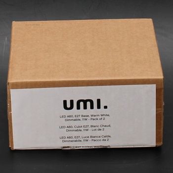 LED žárovky UMI Store E27 10,5W sada 2 ks