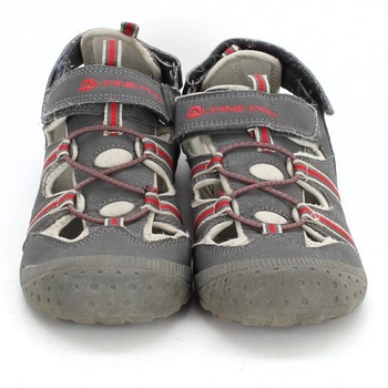 Dětské sandále Alpine Pro tmavě šedé