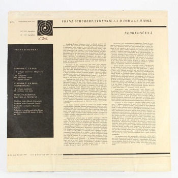 LP Franz Schubert Symfonie č.3 a č.8 