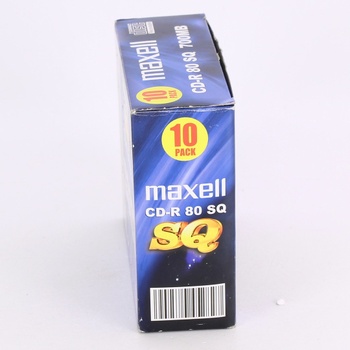 Plastový obal na CD/DVD Maxell 10 ks