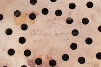 Historický vařič ElektroPraga typ 033 