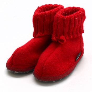 Dětské papuče Haflinger textilní