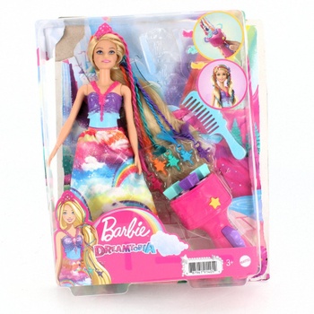 Panenka Barbie GTG00 s barevnými vlasy