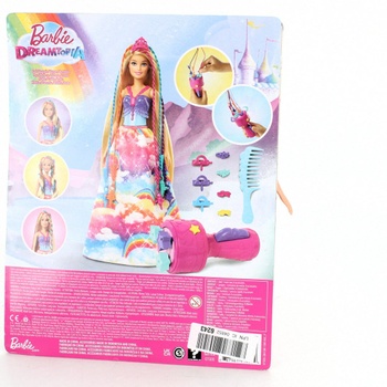 Panenka Barbie GTG00 s barevnými vlasy