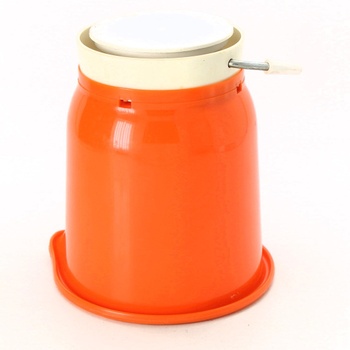 Plastová miska s přísavkou oranžová