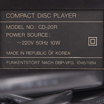 CD přehrávač Samsung CD-20R