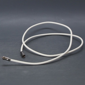 Koaxiální kabel bílý 150 cm
