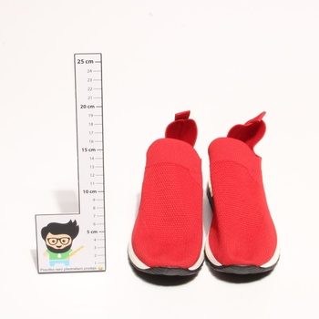 Dámské nazouvací boty červené, vel. 38