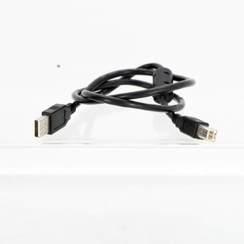 Kabel USB A-B černý délka 80 cm
