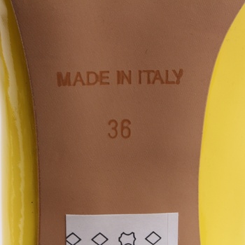 Dámské lodičky Made in Italia žluté