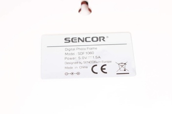 Digitální fotorámeček Sencor SDF 1060 W