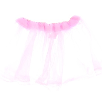 Dívčí sukně růžová na gumu