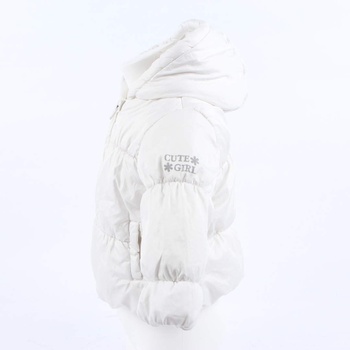 Dětská bunda C&A bílá s kapucí