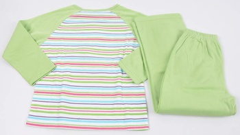 Dětské pyžamo zelené s motivem N-feel