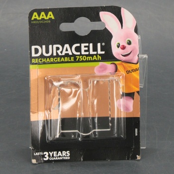 Dobíjecí baterie Duracell AAA 750 mAh