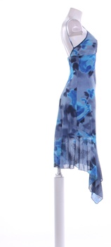 Dámské šaty Terranova modré s květinami 
