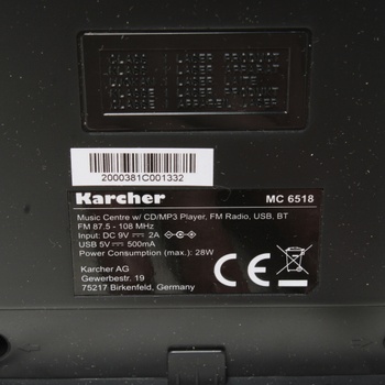 Přenosné rádio s CD Kärcher MC 6518